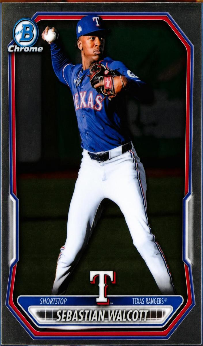 2026 Bowman Chrome Prospect Sebastian Walcott [Purple Geometric Refractor] #BCP-51 card