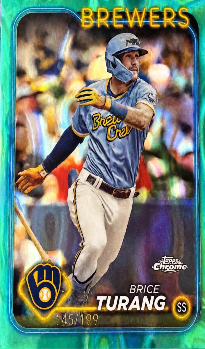 Brice Turang 2024 Topps Chrome Baseball card