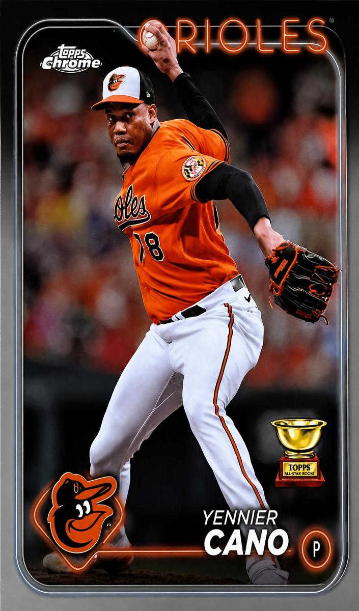 Yennier Cano 2024 Topps Chrome Baseball card