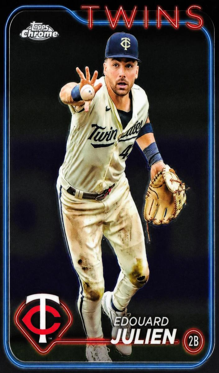 Edouard Julien 2024 Topps Chrome Baseball card