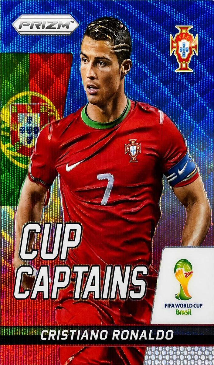 2014 Cristiano Ronaldo [Blue & Red Blue Wave] #5