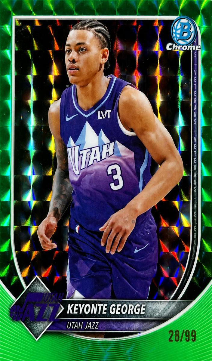 Keyonte George 2025 Bowman Basketball card