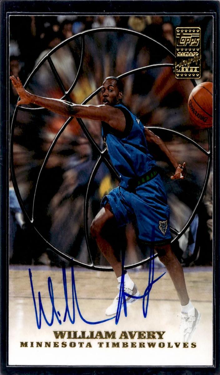 1999 Topps William Avery #WA card