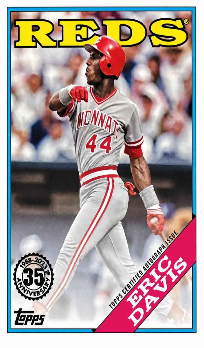 2023 Topps Eric Davis [Red] #88BA-ED card