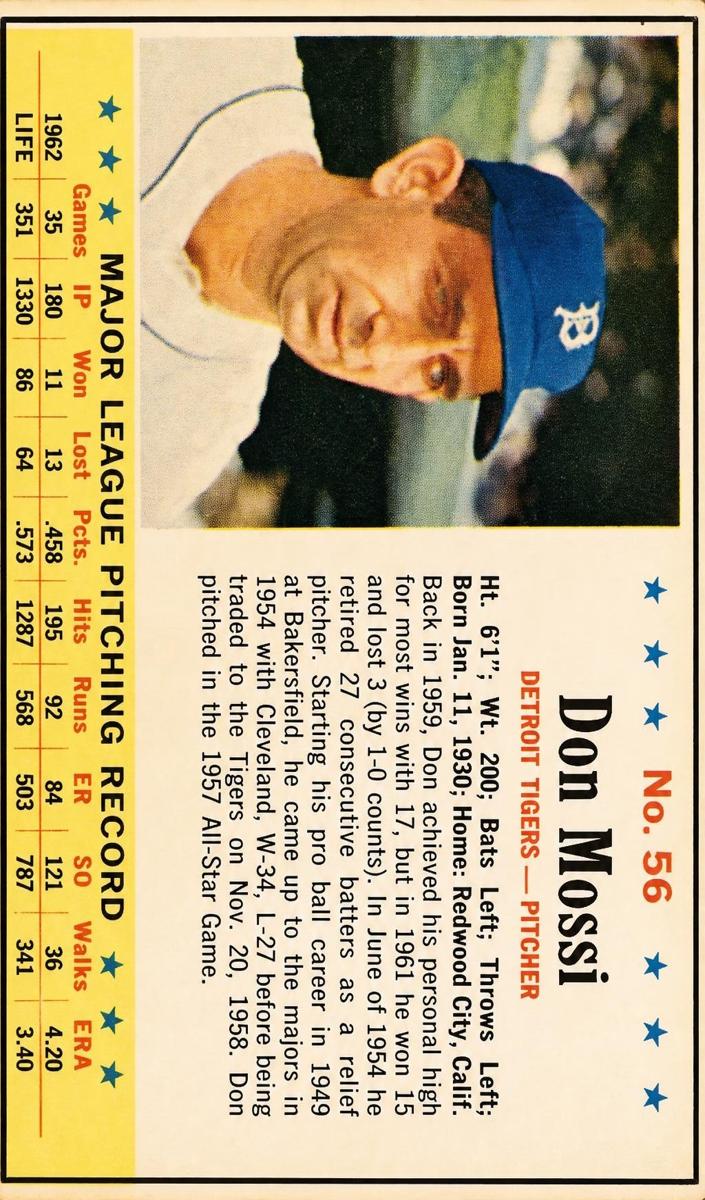 1963 Don Mossi #56
