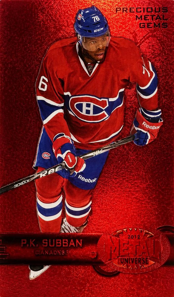 2012 P.K. Subban [Red] #29