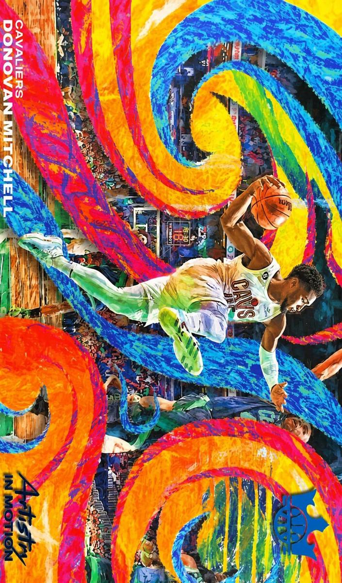 2020 Panini Court Kings Donovan Mitchell #12 card