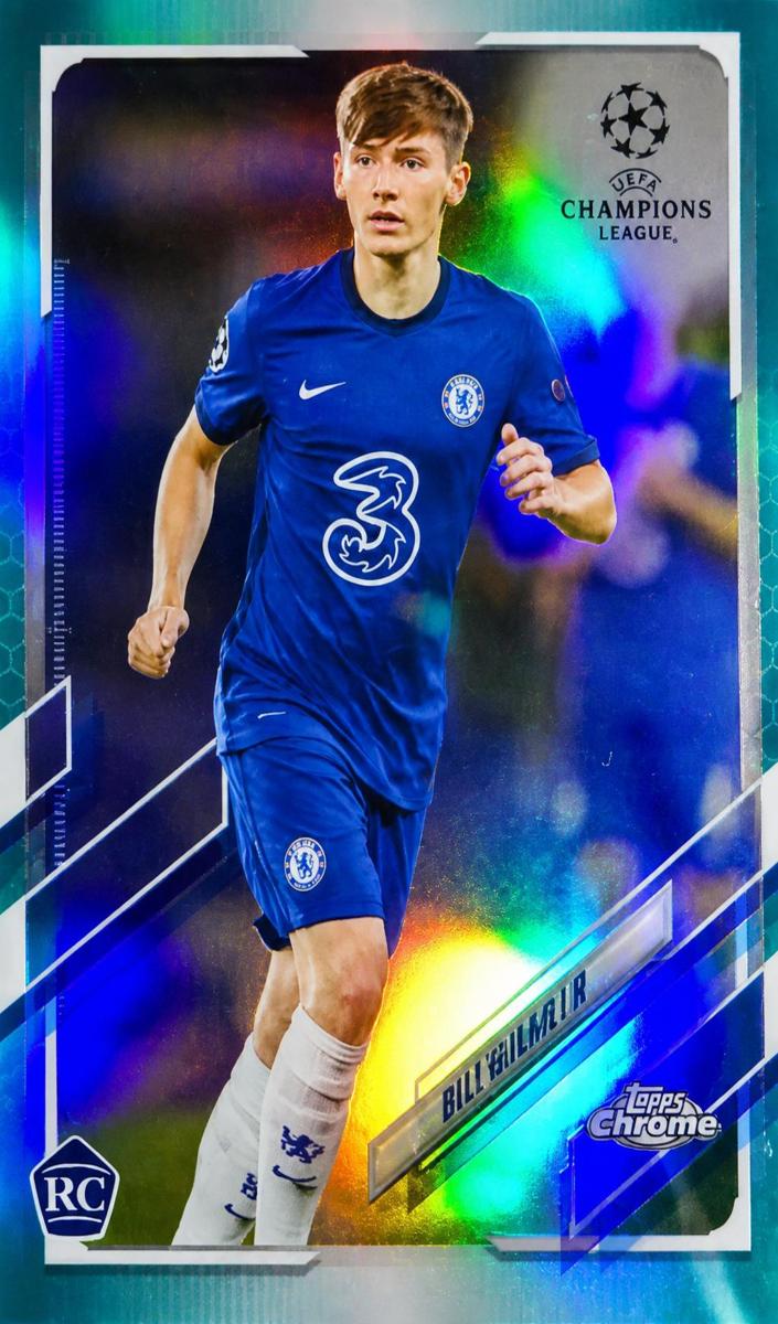 2020 Topps Chrome UEFA Champions League Billy Gilmour #66 card