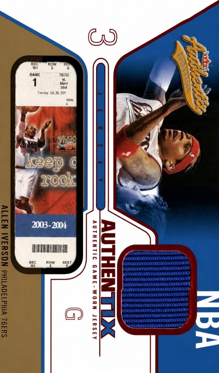 2003 Allen Iverson [Ripped] #JA-AI