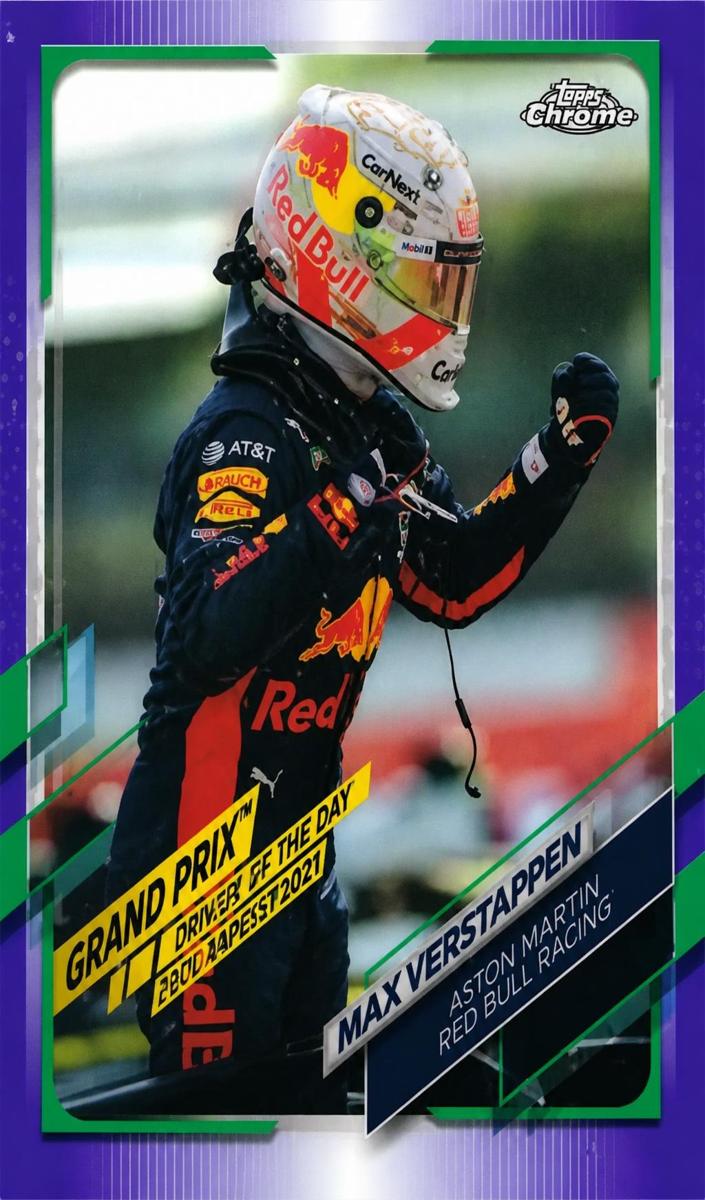 2021 Max Verstappen [Purple Green Refractor] #167