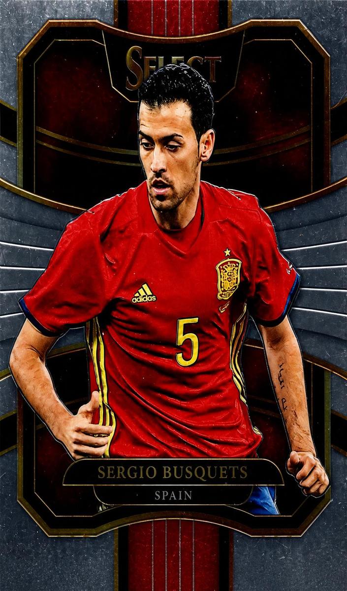 2017 Panini Select Sergio Busquets #32 card