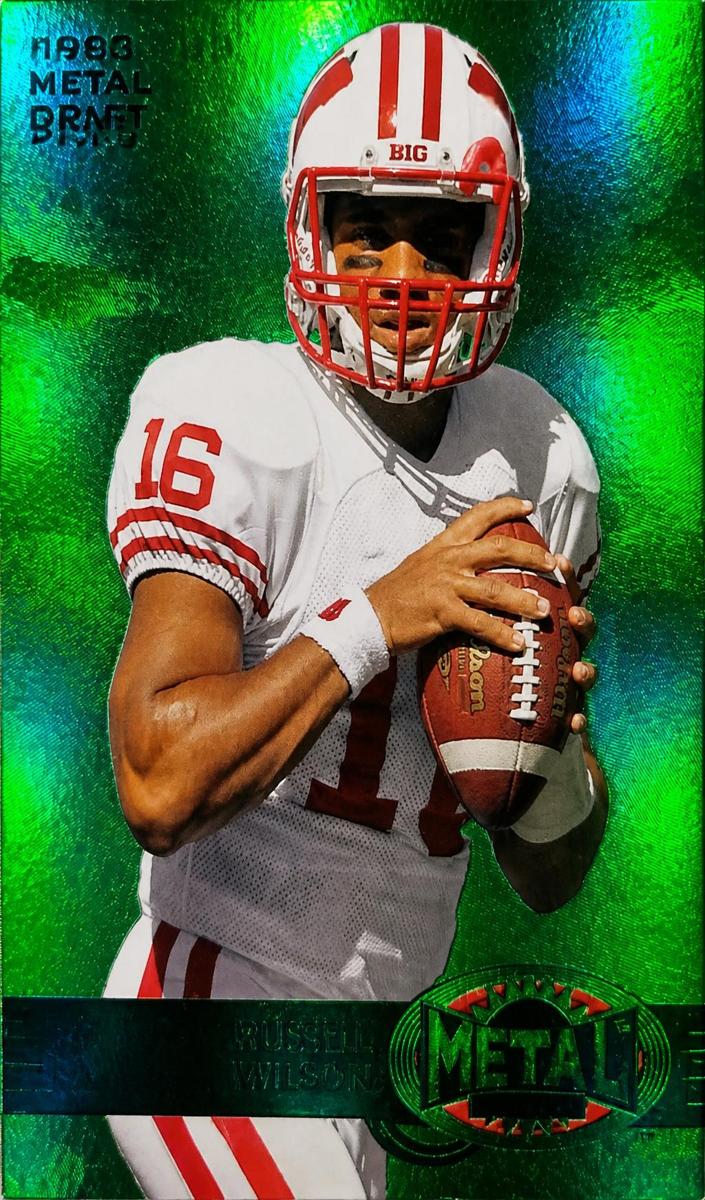 2012 Fleer Retro Russell Wilson [Green] #M-63 card