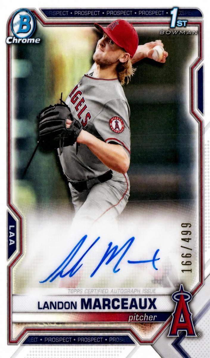 2021 Landon Marceaux [Refractor] #CDA-LM