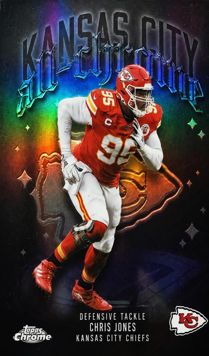 2023 Panini Clearly Donruss Chris Jones #6 card