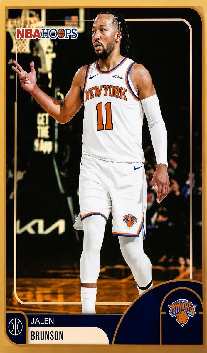 Jalen Brunson 2025-26 NBA Hoops Basketball card