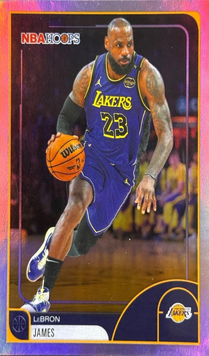 LeBron James 2025-26 NBA Hoops Basketball card
