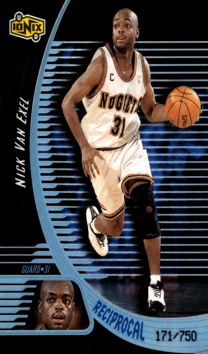 1998 Upper Deck Ionix Nick Van Exel #R20 card