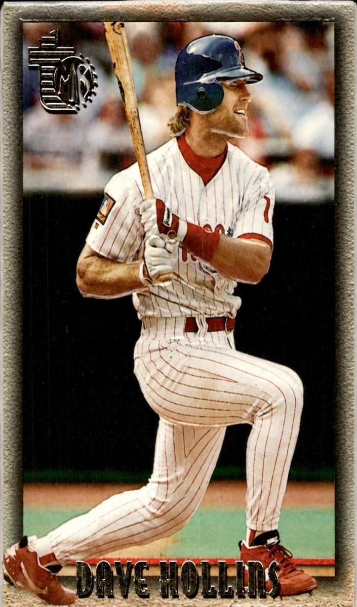 1995 Topps Embossed Dave Hollins #47 card