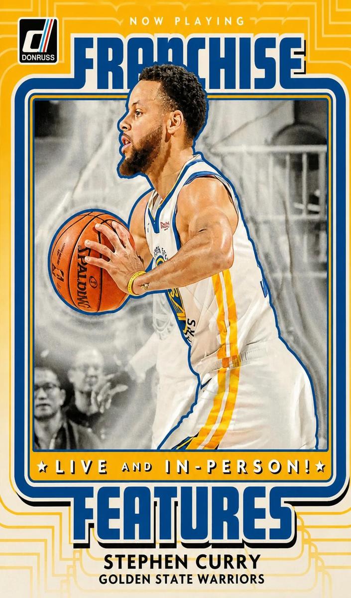 Steph Curry 2020 Panini Donruss Franchise Features Basketball
