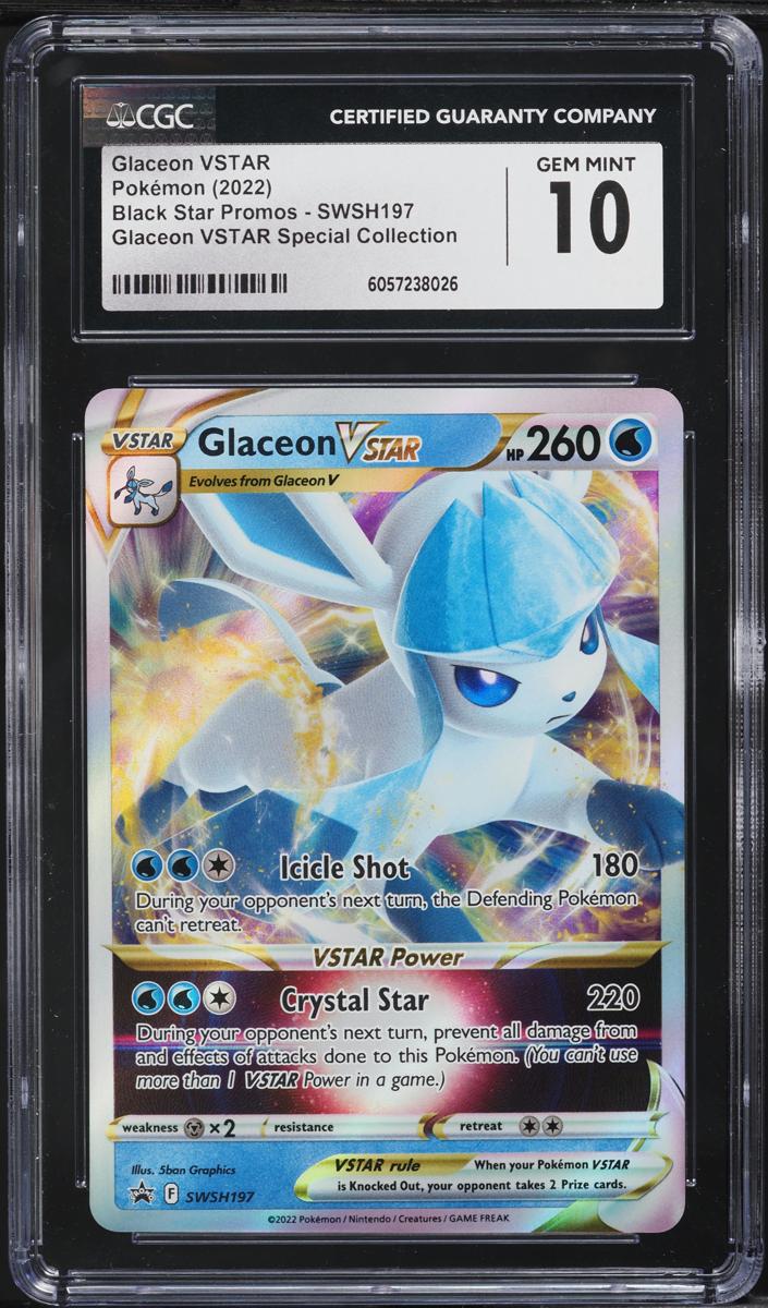 Glaceon VSTAR 2022 Pokemon SWSH Black Star Promo