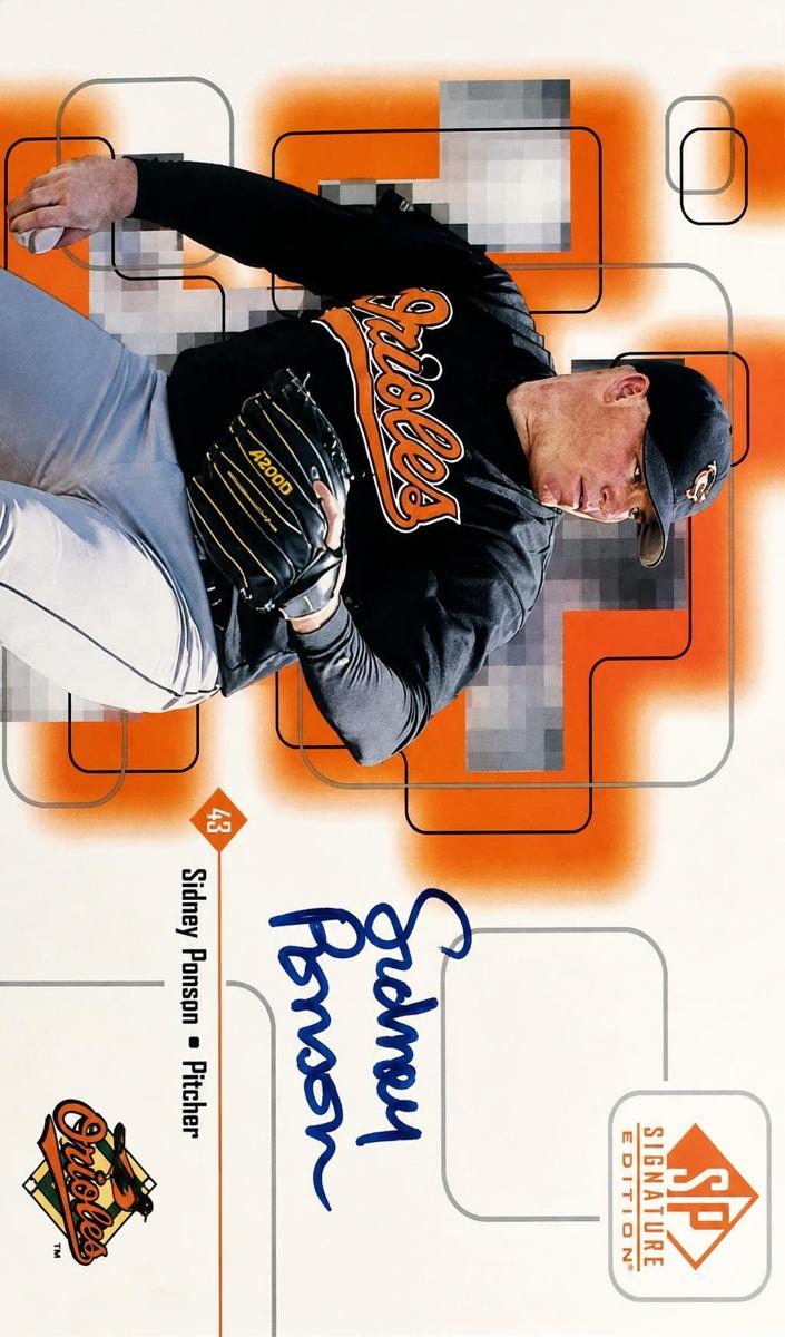 1999 SP Signature Edition Sidney Ponson #SP card