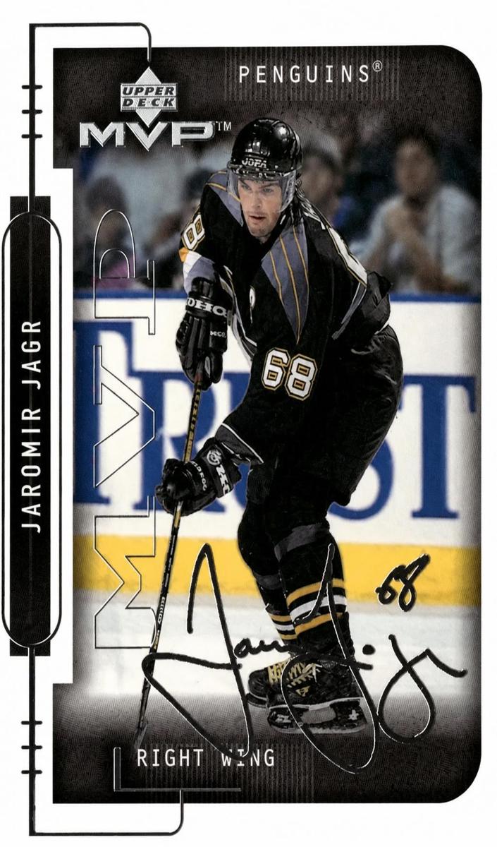1999 Upper Deck MVP Jaromir Jagr [Silver Script] #165 card