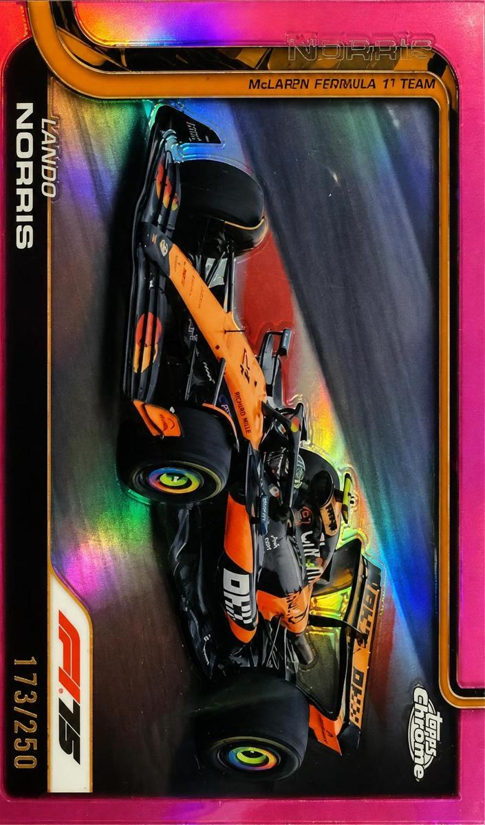 2025 Lando Norris [Pink Refractor] #77