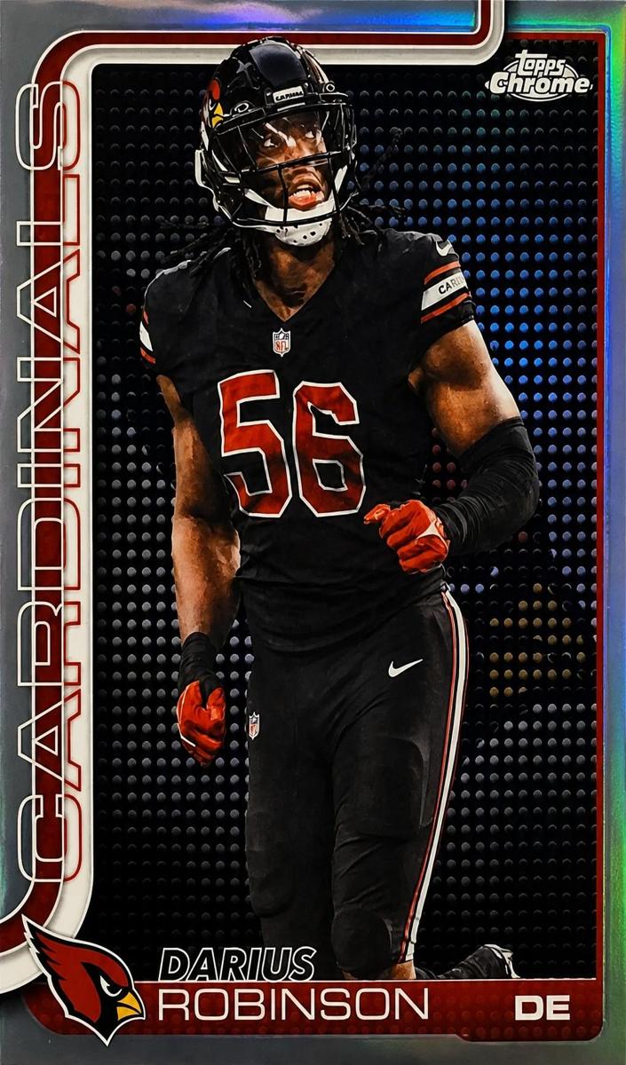 Darius Robinson 2025 Topps Chrome Football card