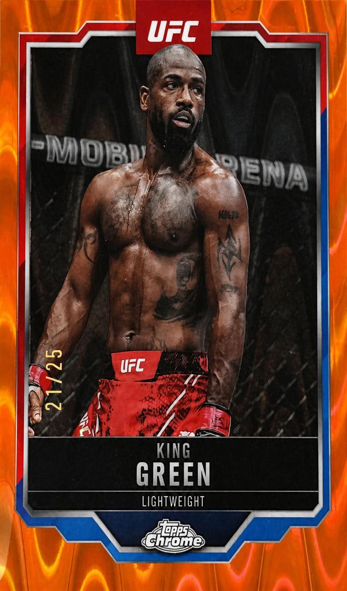 2025 King Green [Orange Geometric Refractor] #99