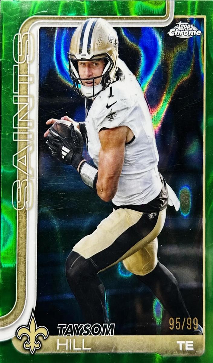 Taysom Hill 2025 Topps Chrome Football card