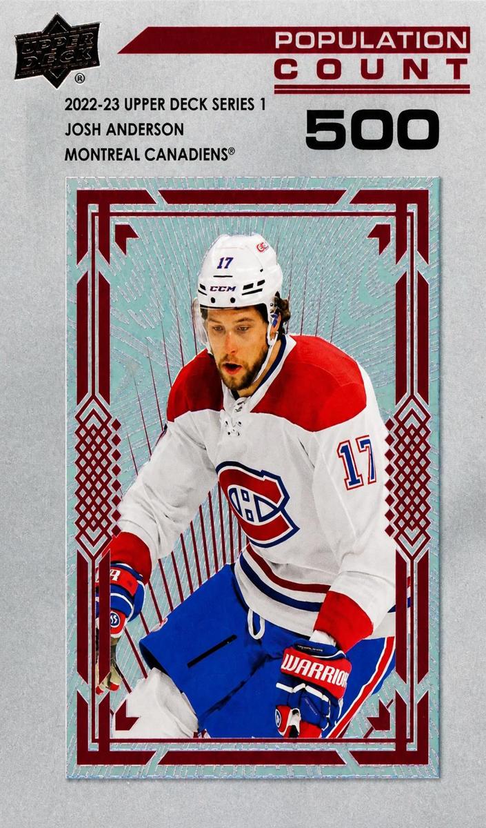 2022 Upper Deck Josh Anderson #PC-7 card