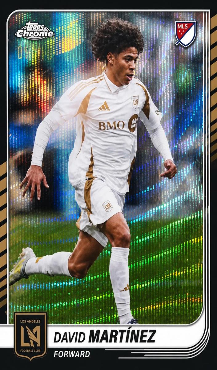 David Martinez 2025 Chrome MLS Soccer card