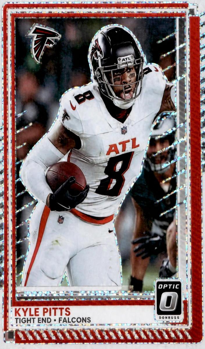 Kyle Pitts 2025 Donruss Optic Football card