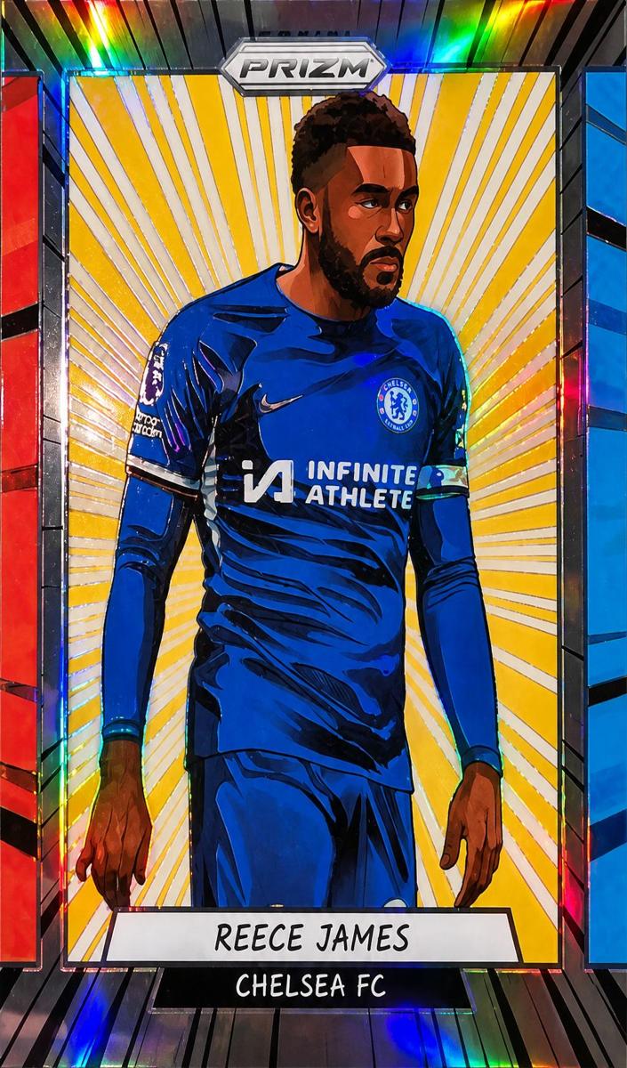 2023 Panini Prizm Premier League Manga Reece James #23 card