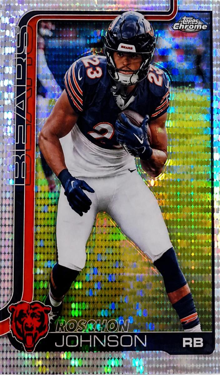 Roschon Johnson 2025 Topps Chrome Football card