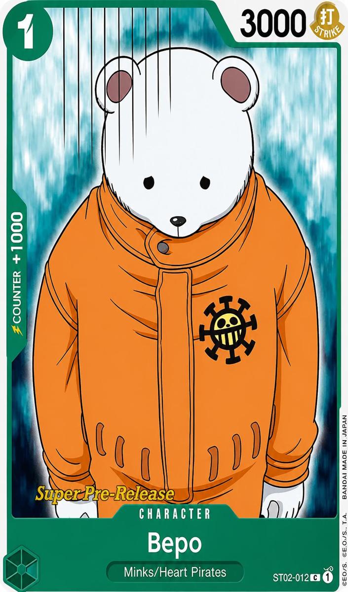 2022 Bepo [Super Pre-release] #ST02-012