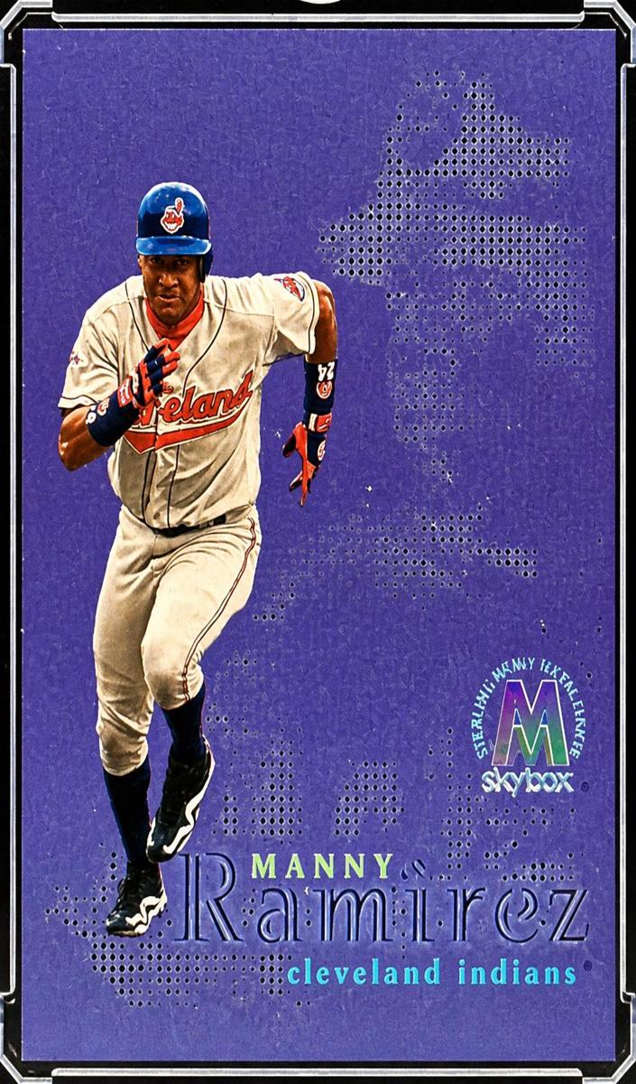 1999 Skybox Molten Metal Fusion Manny Ramirez #21F card
