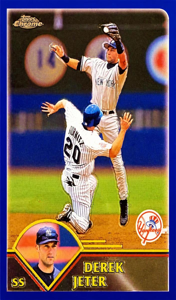 2003 Topps Chrome Derek Jeter #247 card