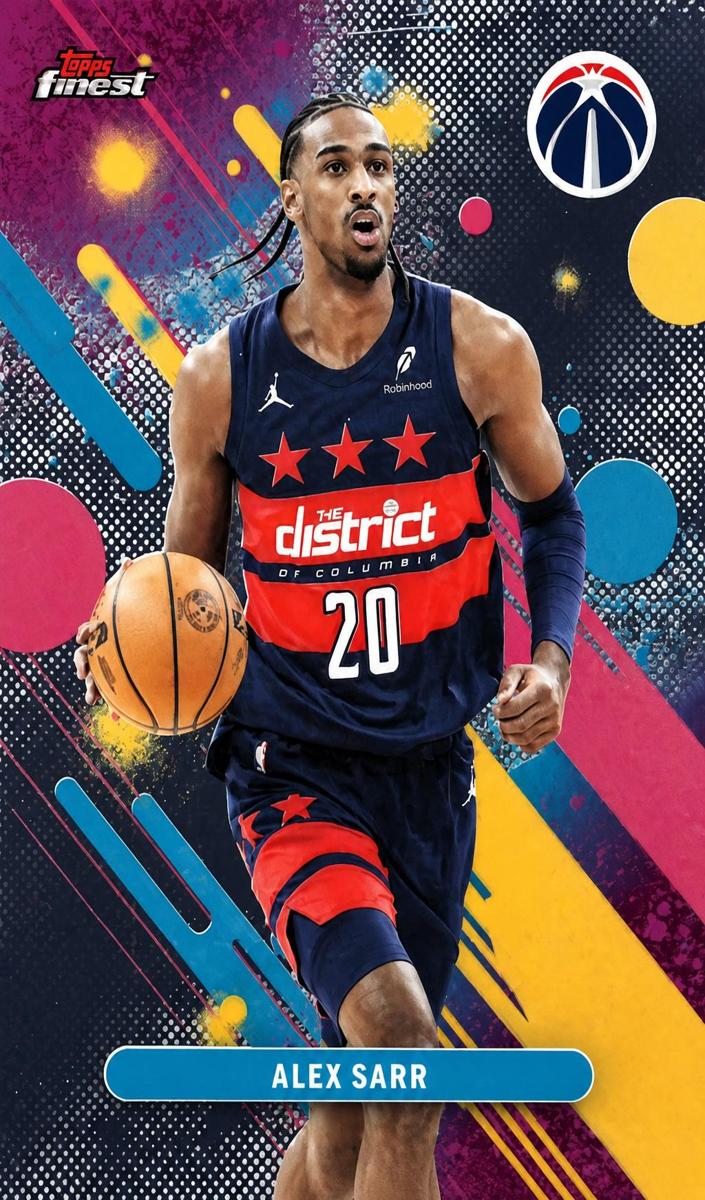 Alex Sarr 2025 Finest Basketball card