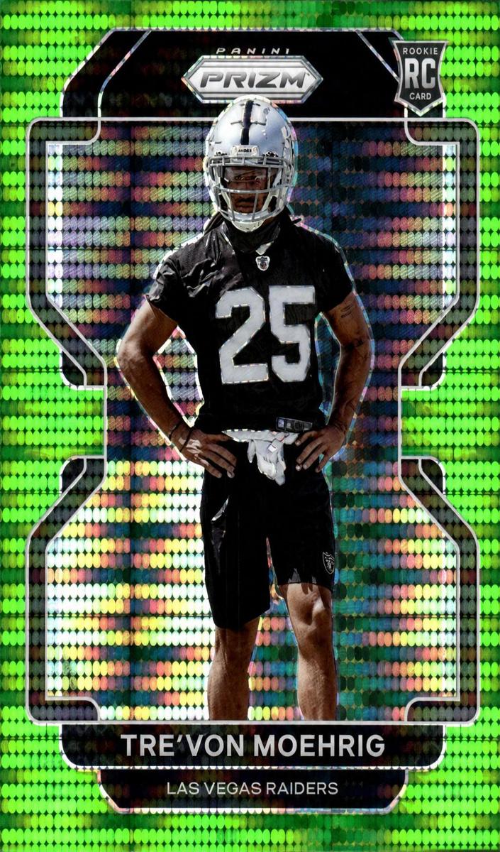 2021 Panini Prizm Tre'von Moehrig #393 card