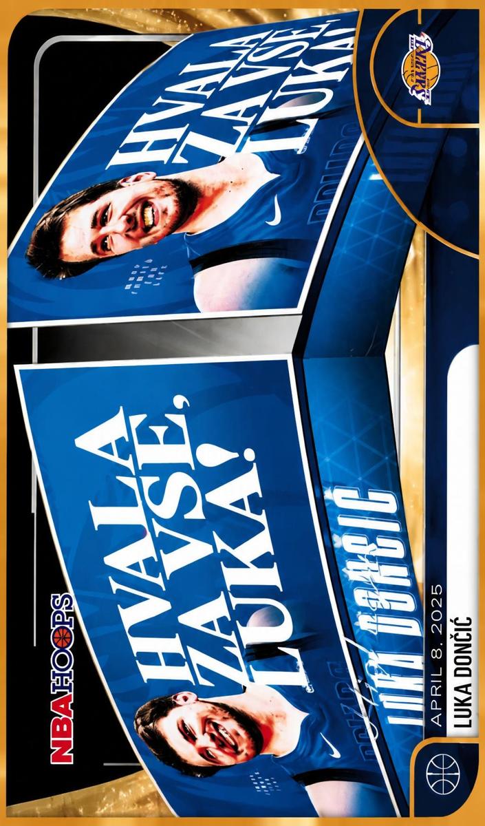 Luka Doncic 2025-26 NBA Hoops Basketball card