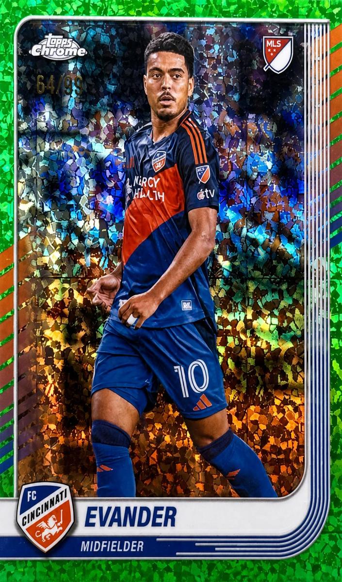 2025 Evander [Green Refractor] #119