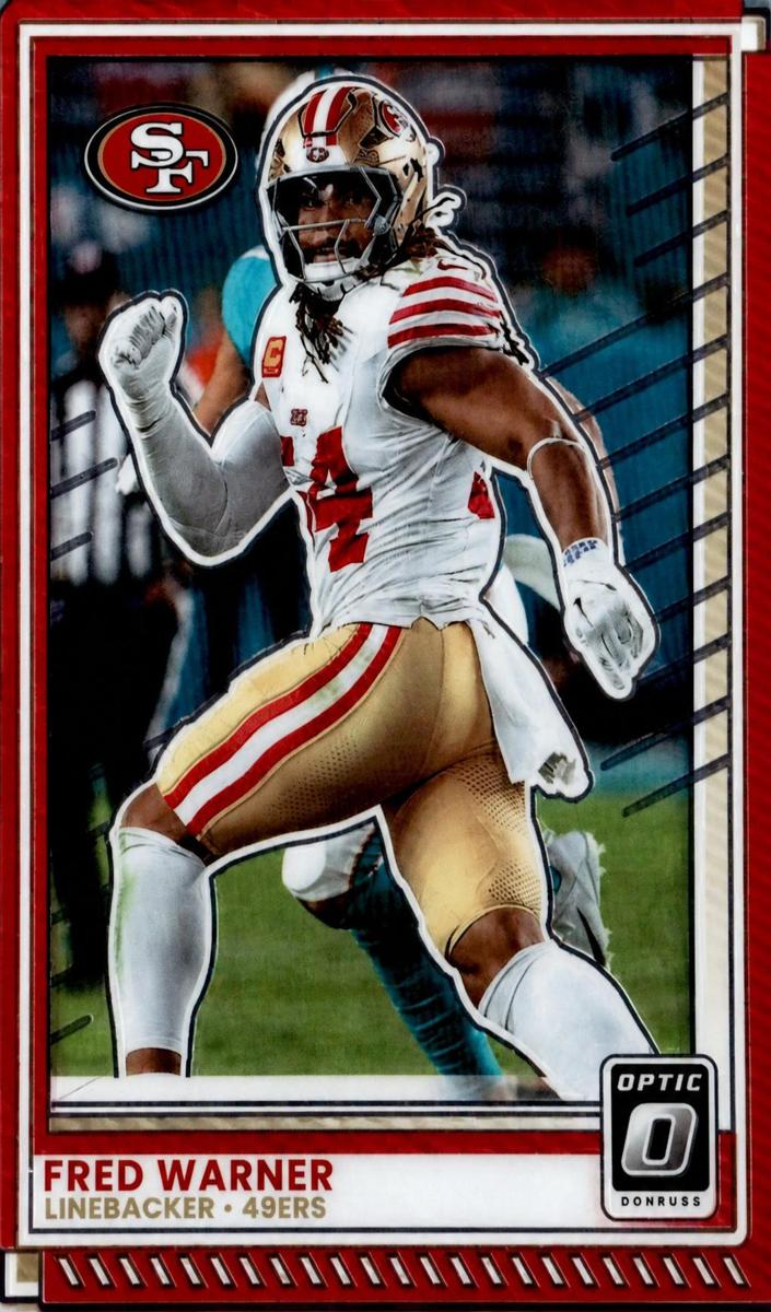 Fred Warner 2025 Donruss Optic Football card