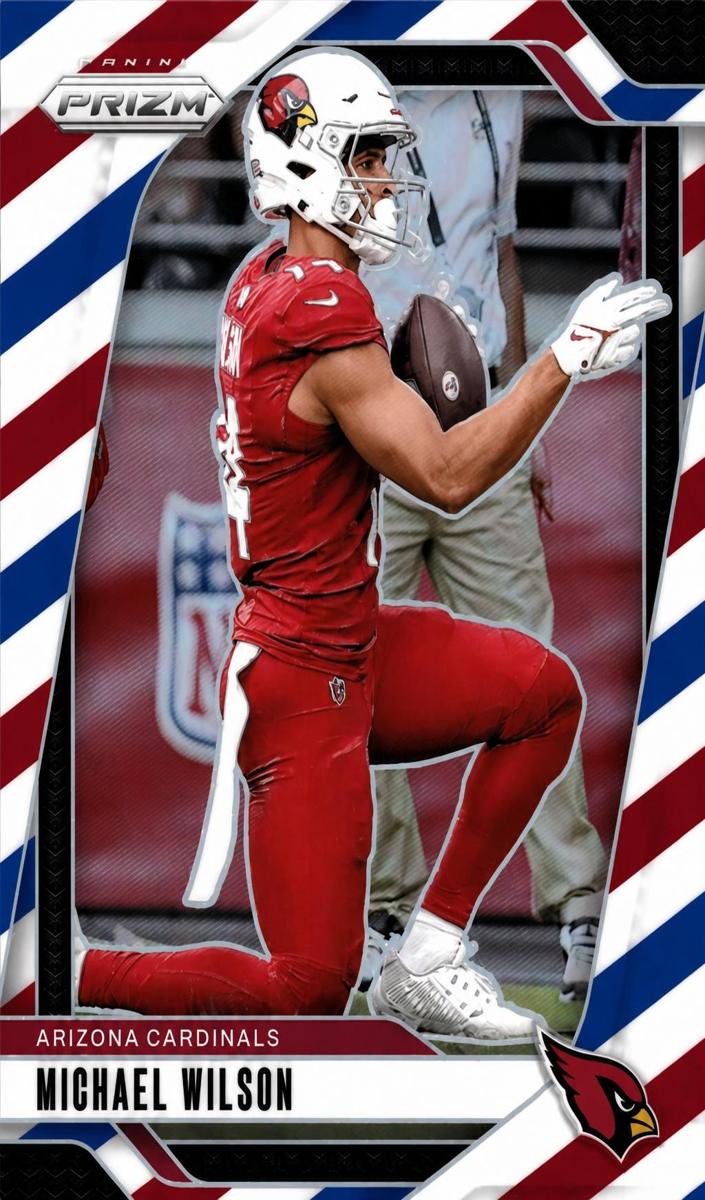 Michael Wilson 2024 Prizm Football card