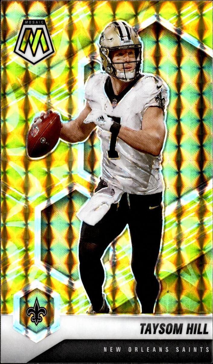 2021 Panini Mosaic Taysom Hill #142 card