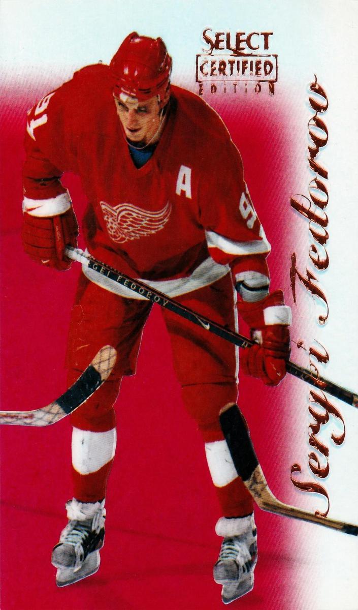 1996 Sergei Fedorov [Mirror Red] #55