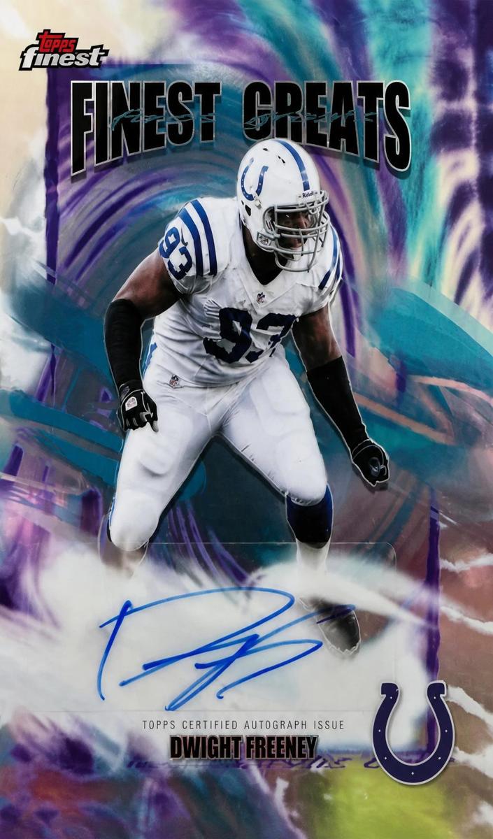 Dwight Freeney 2025 Topps Finest Greats Autographs Football