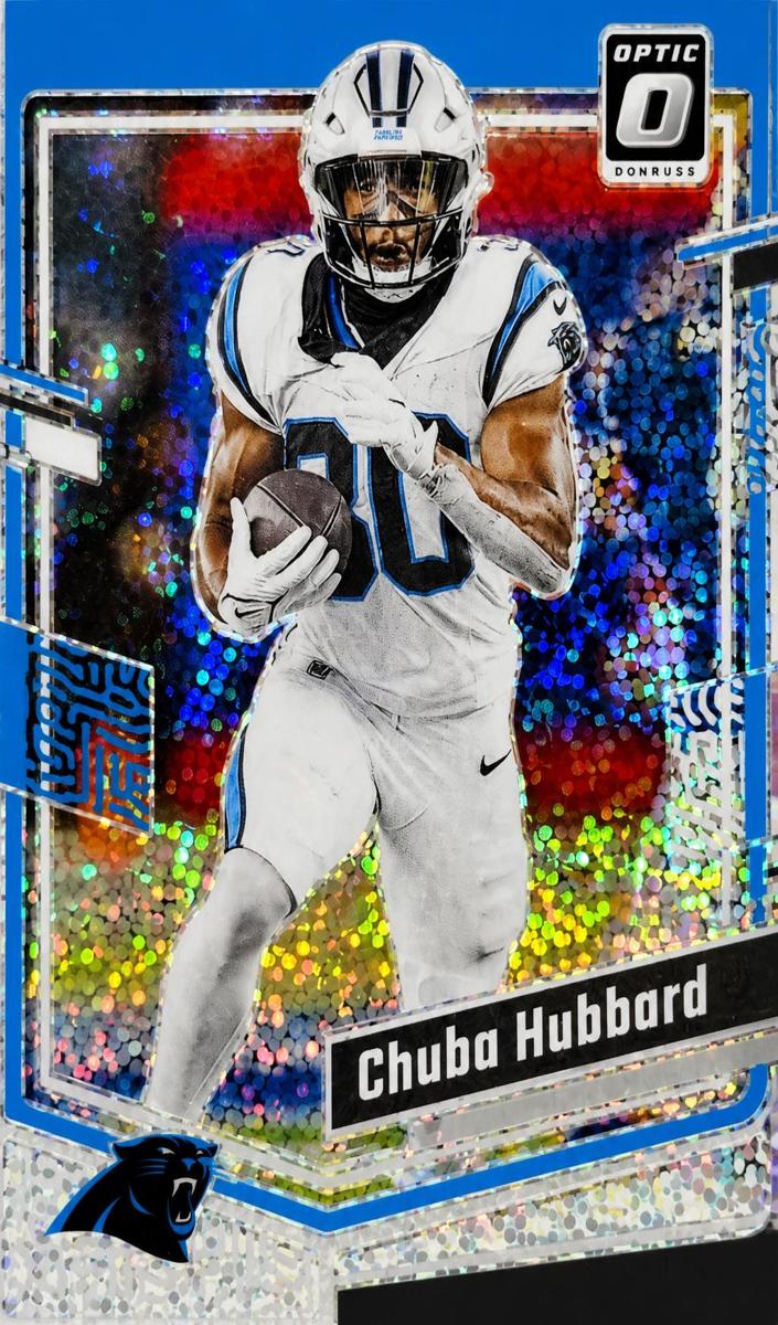 Chuba Hubbard 2023 Donruss Optic Football card