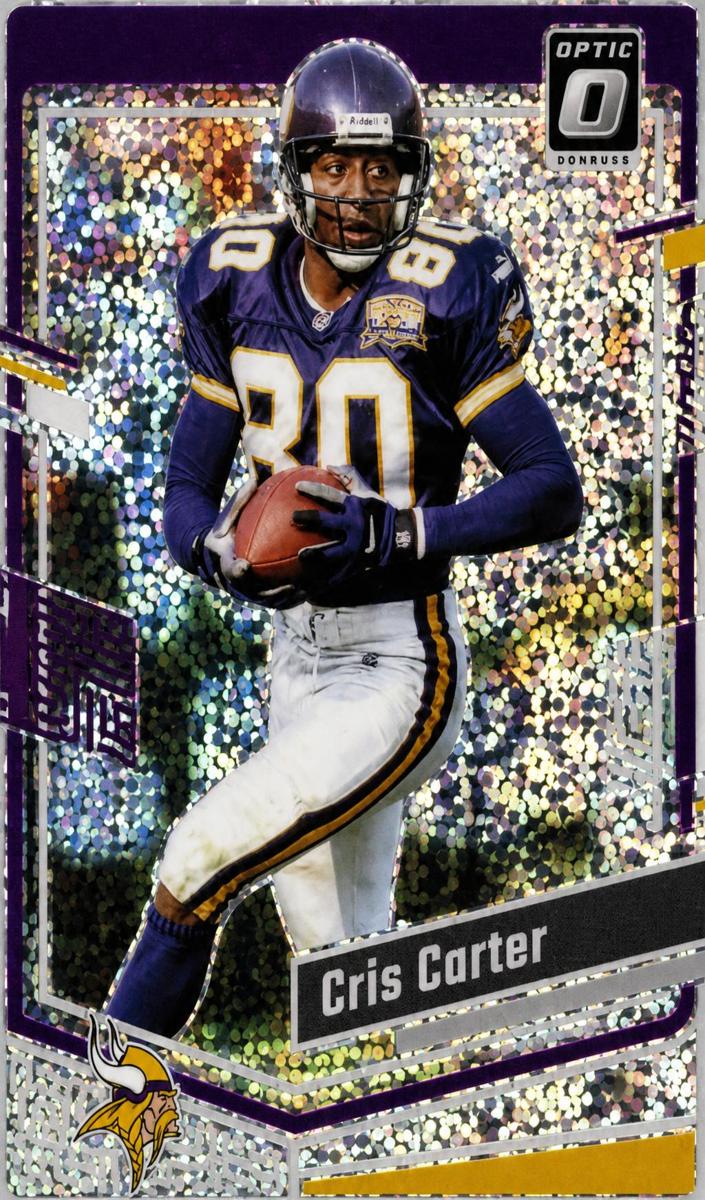 Cris Carter 2023 Donruss Optic Football card