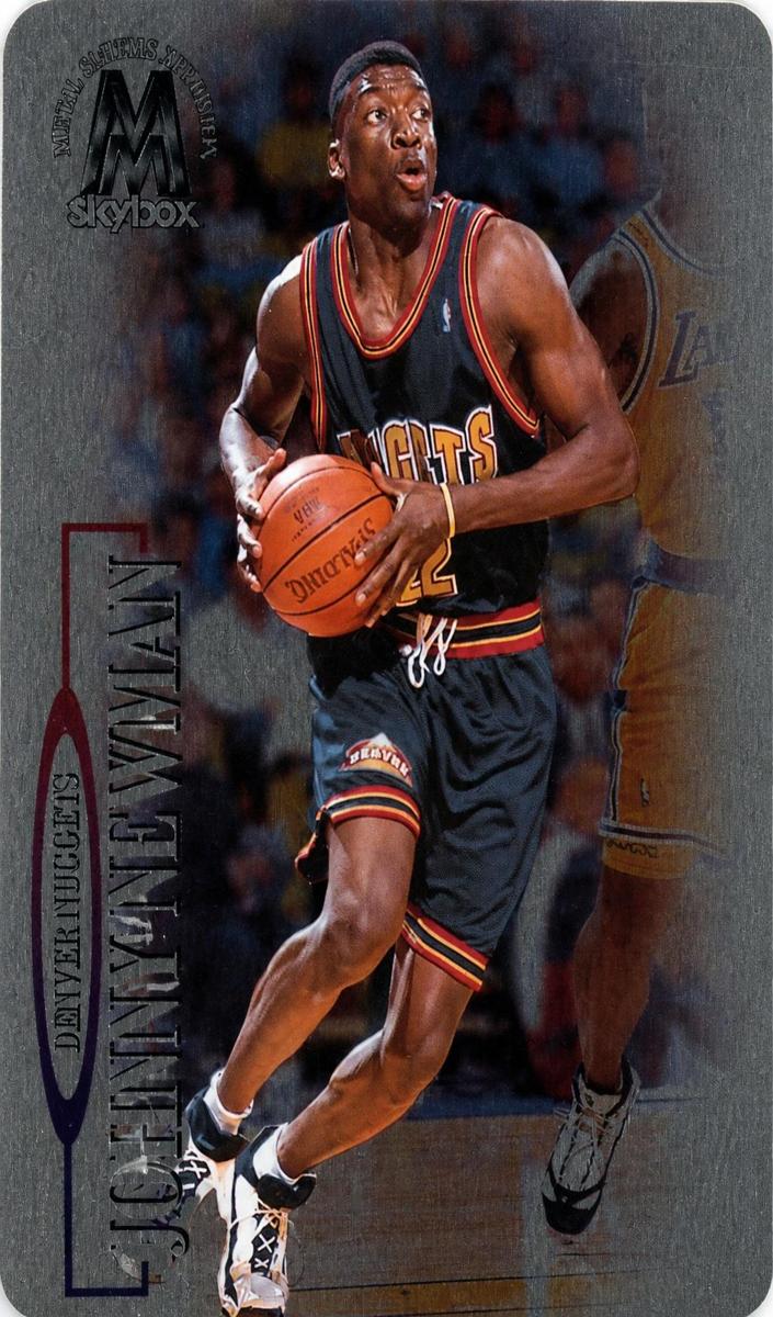 1998 Skybox Molten Metal Johnny Newman #19 card